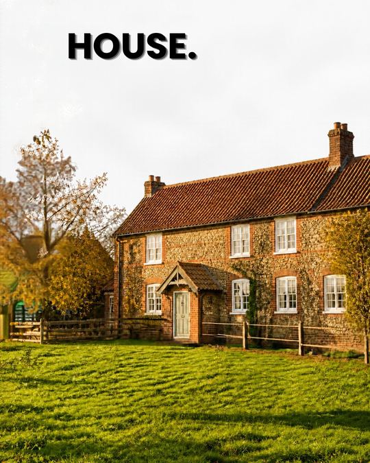 HOUSE. A country farmhouse